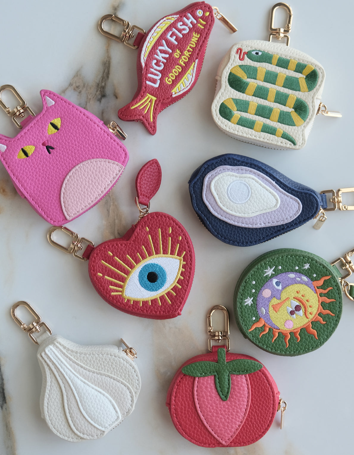 Coin Pouch Bag Charm | Snake