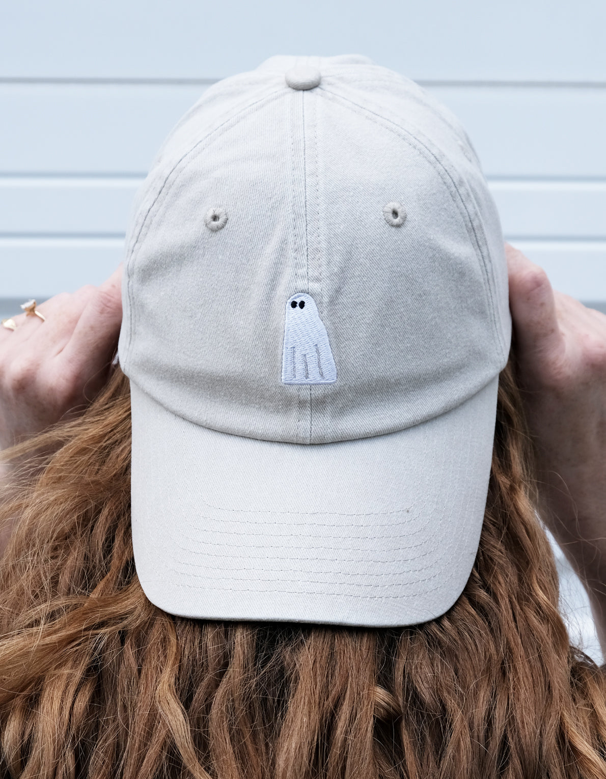 Embroidered Hat | Halloween Ghost