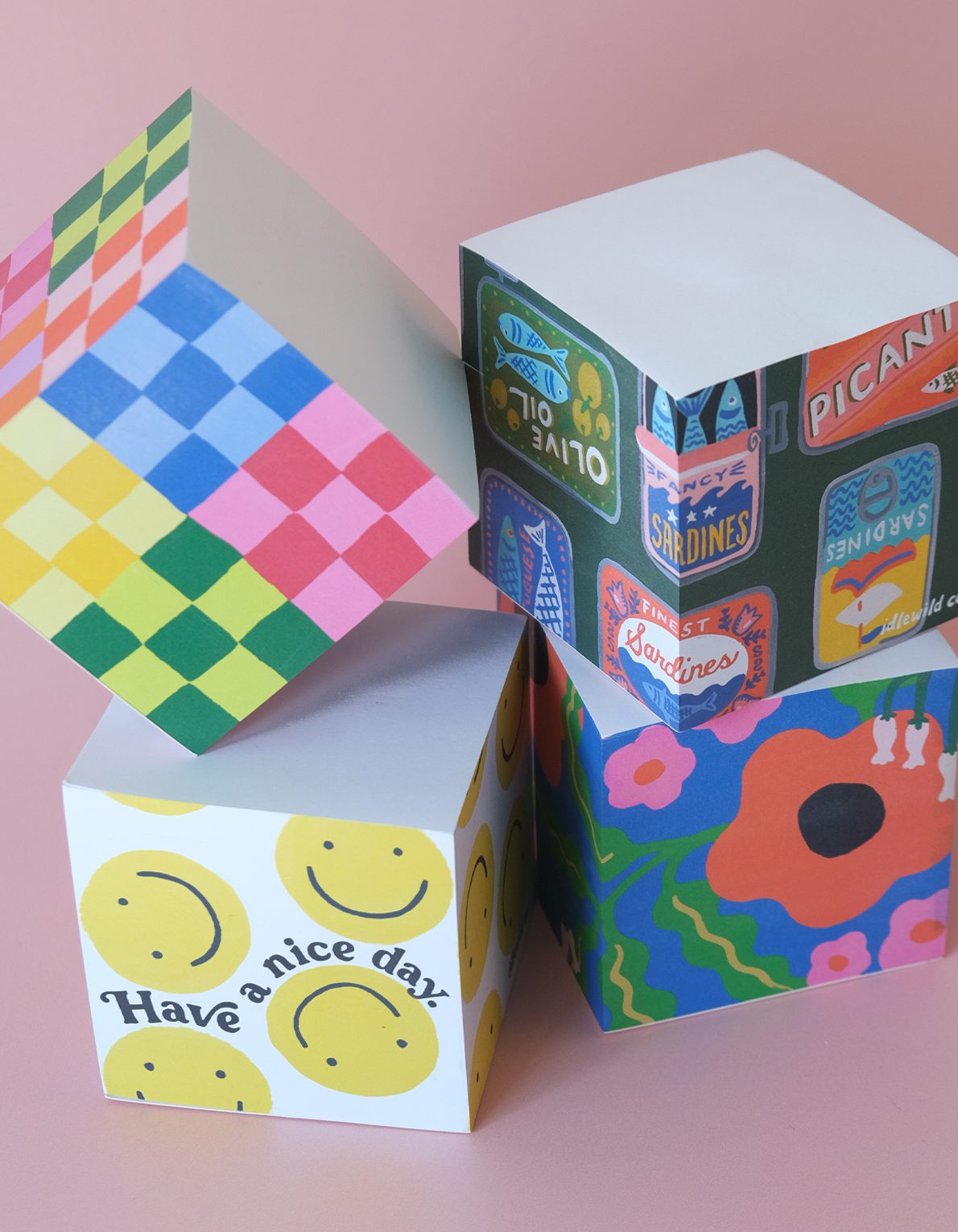 Sticky Note Cube | Mushroom Heaven
