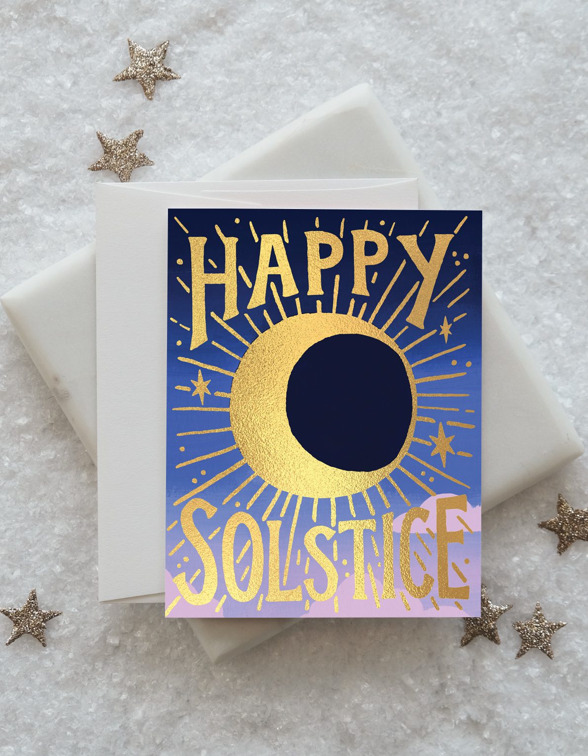 Holiday Greeting Card | Solstice Moon