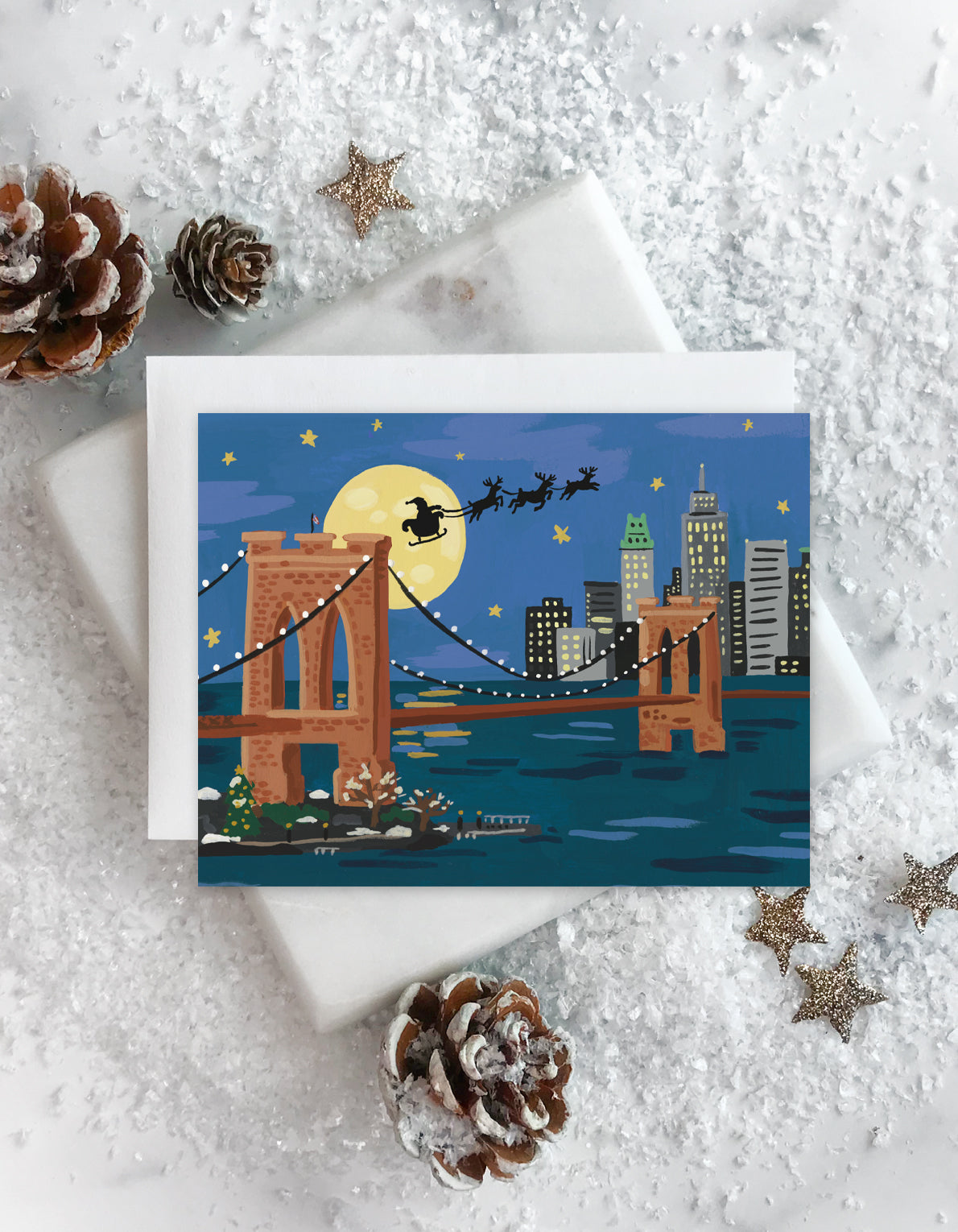 NYC Holiday Greeting Card Collection | Gift Boxed Set of 10