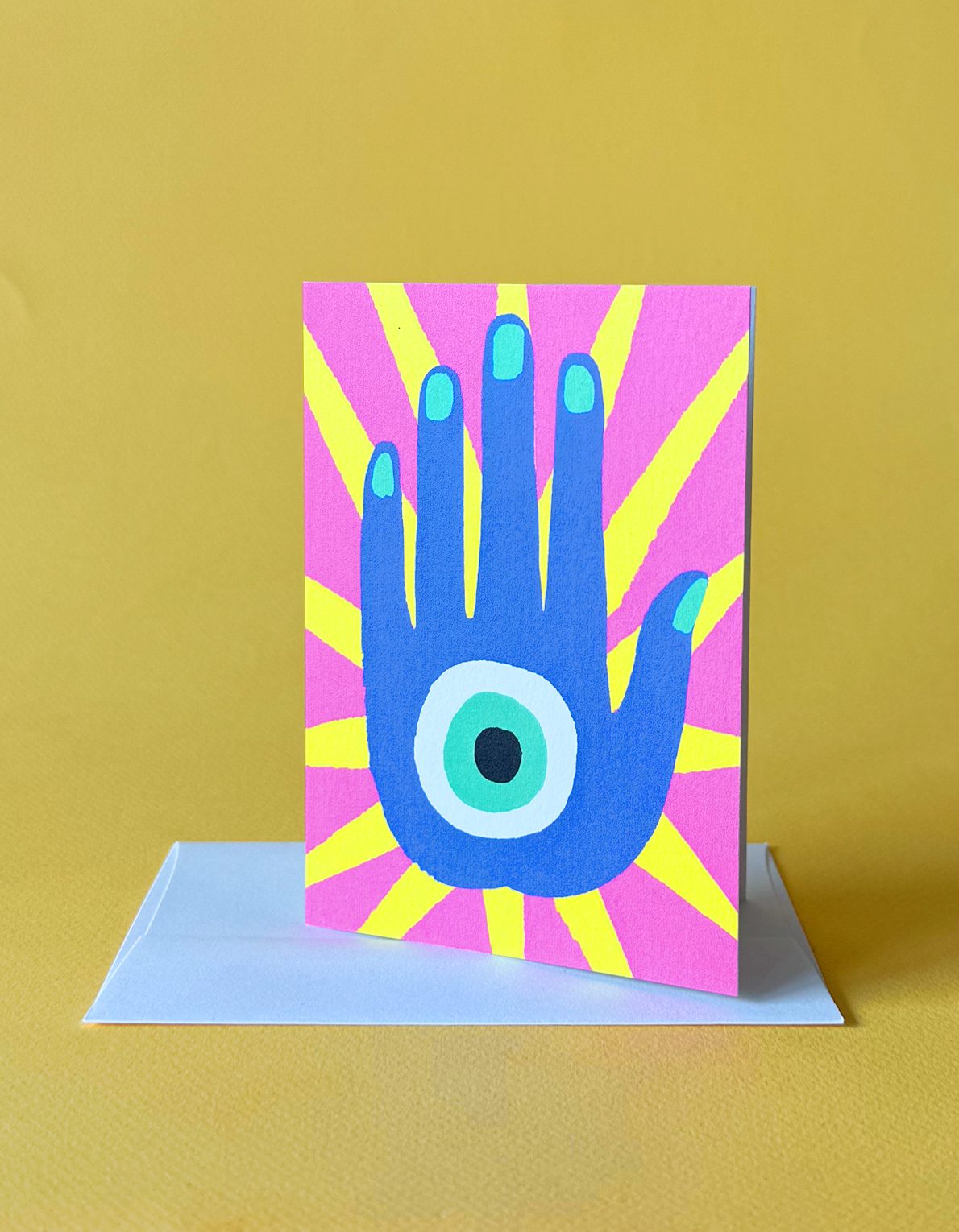 Note Cards, Boxed Set of 12 | Hamsa Star