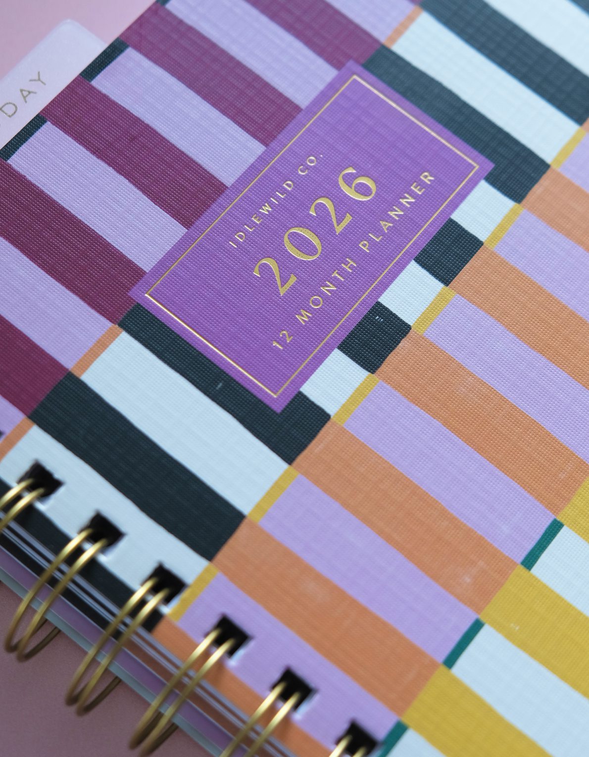 Painted Stripes 2026 Pocket Size Planner