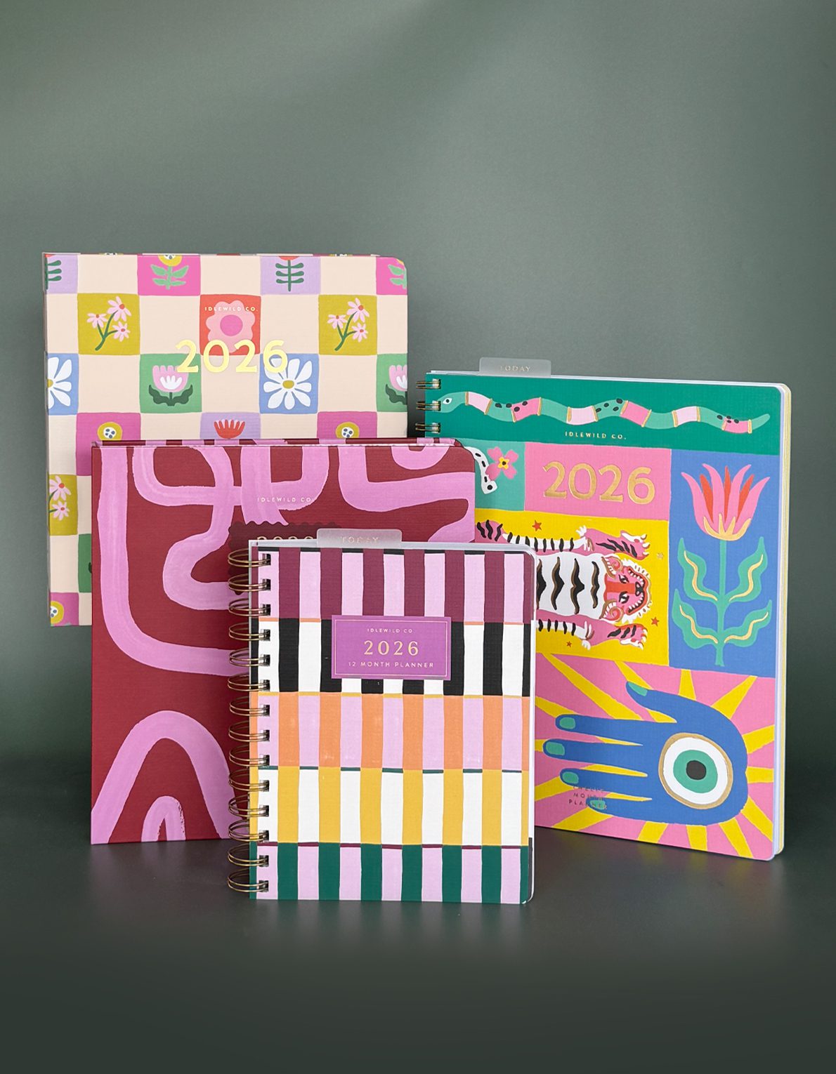 Painted Stripes 2026 Pocket Size Planner