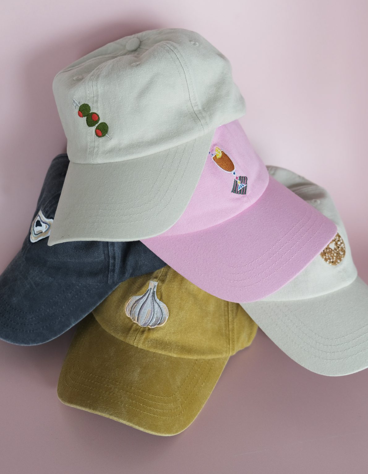 Embroidered Hat | Garlic