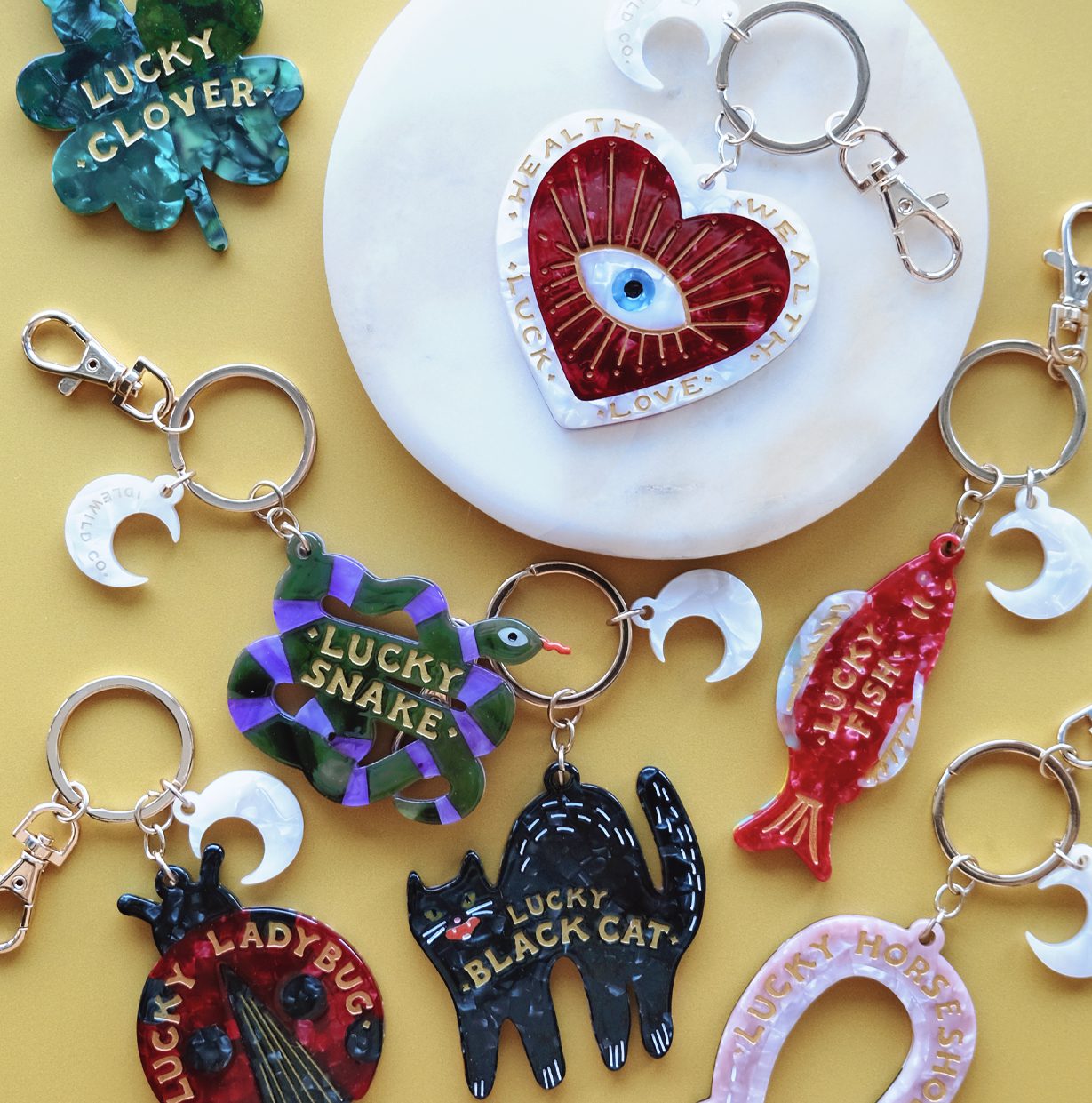 Lucky Bag Charm | Good Fortune Fish