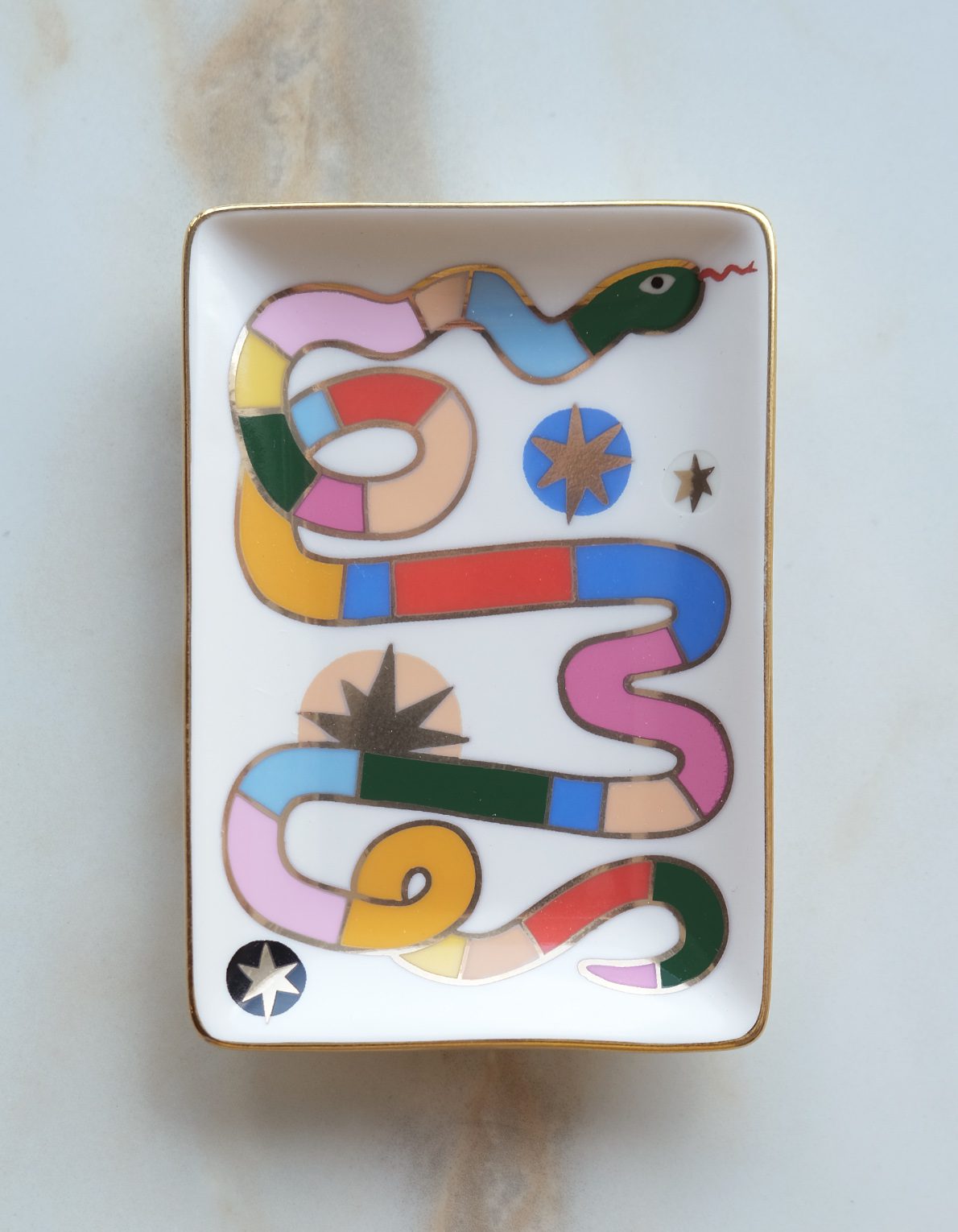 Seconds Sale Trinket Dish | Rainbow Snake