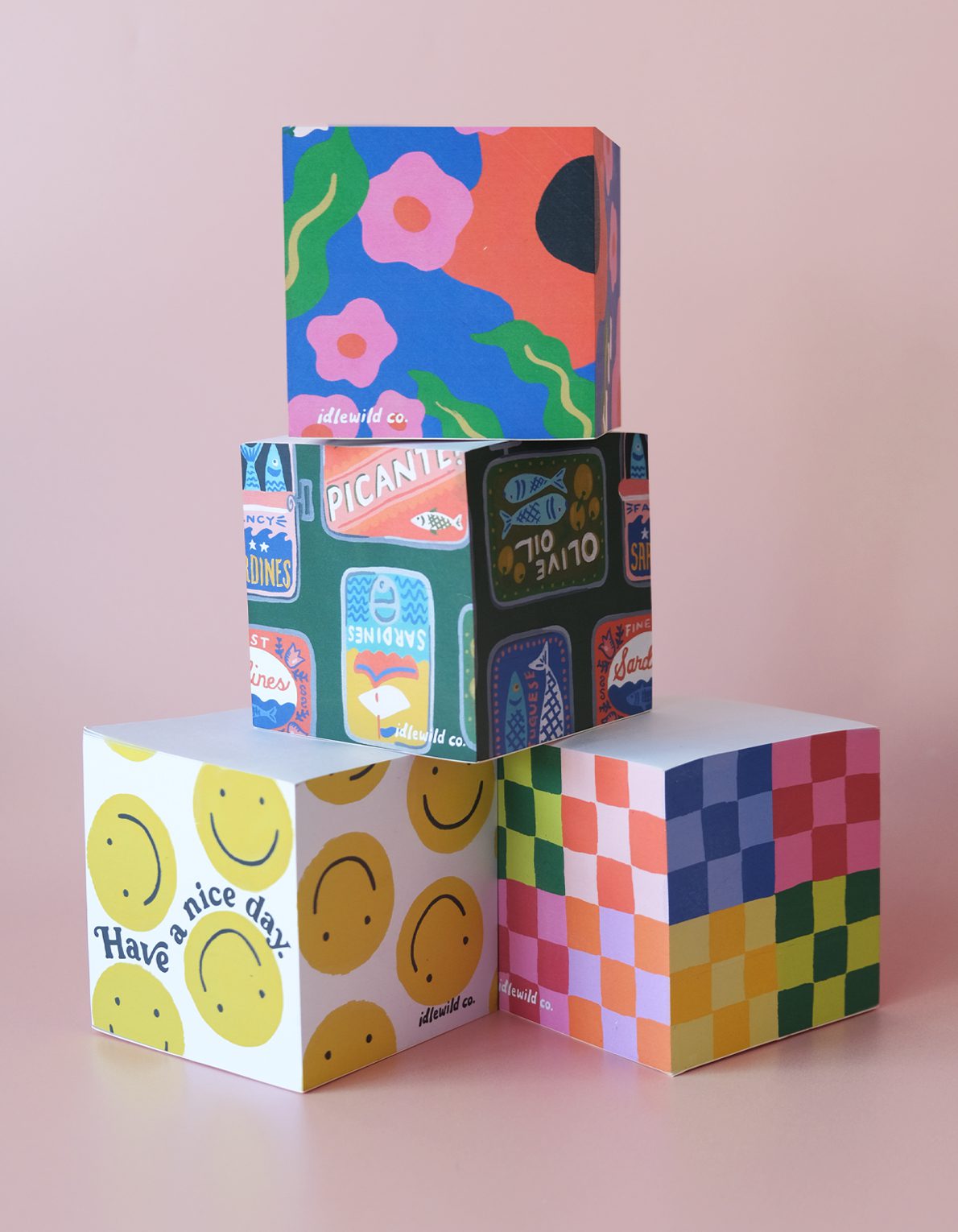 Sticky Note Cube | Mushroom Heaven