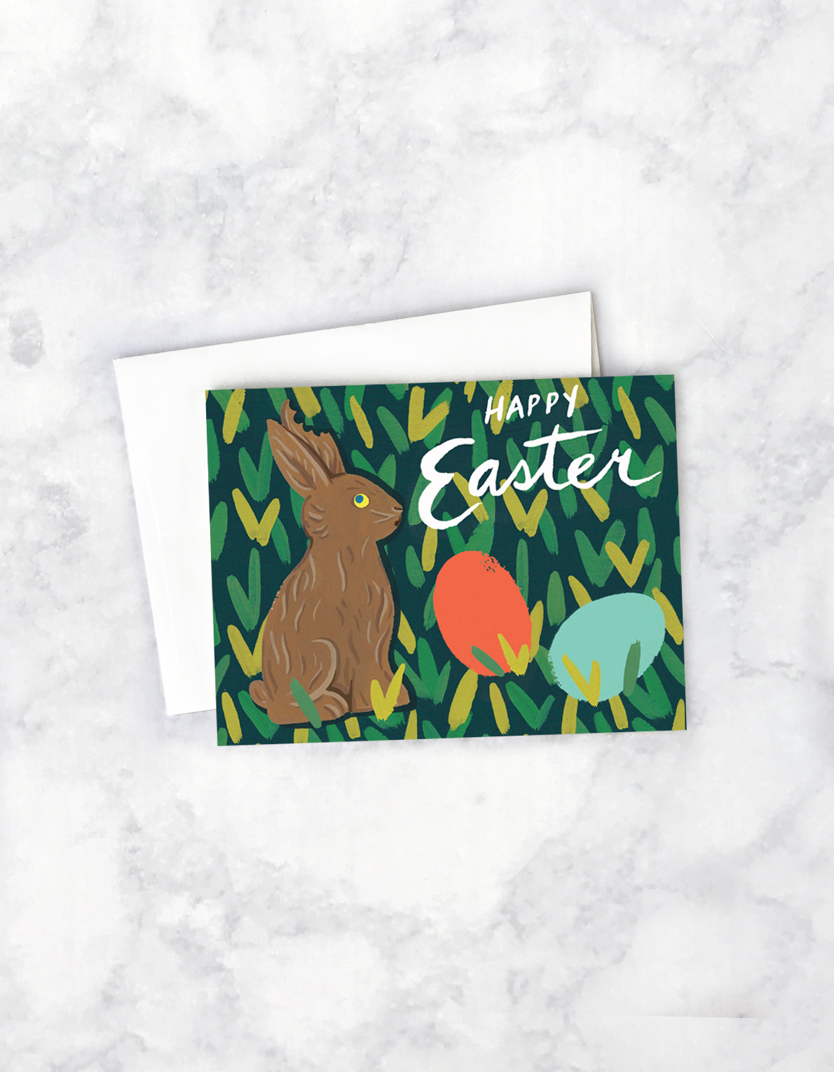 Easter Greeting Card | Chocolate Bunny