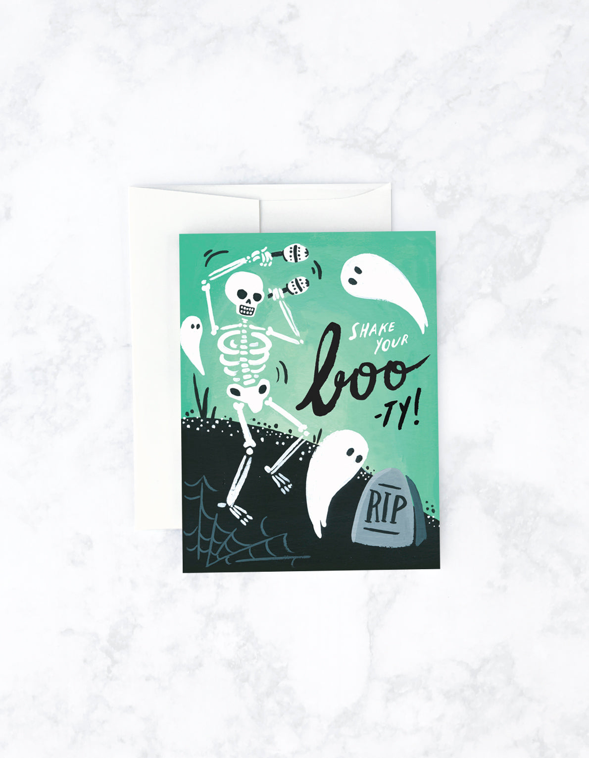 Halloween Greeting Card | Shake Your Boo-Ty!