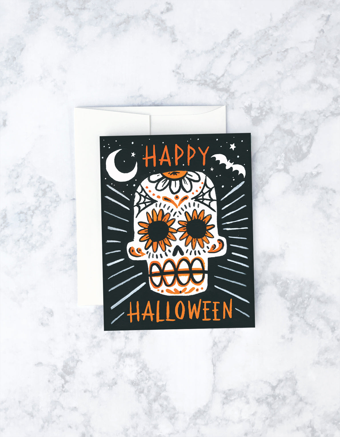 Halloween Greeting Card | Sugar Skull