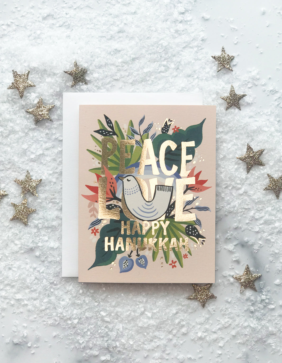 Hanukkah Greeting Card | Peace Hanukkah