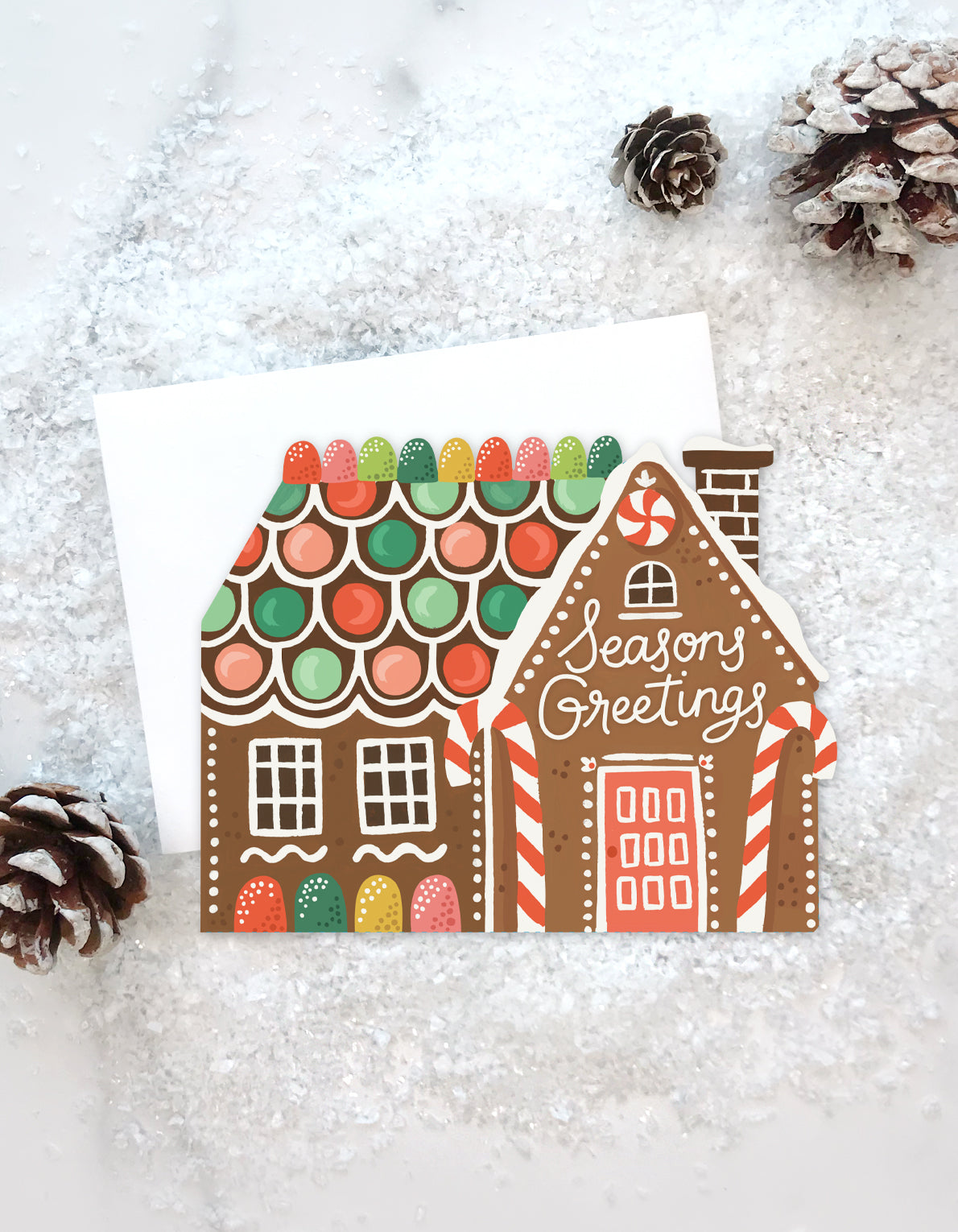 Christmas Greeting Card | Gingerbread House