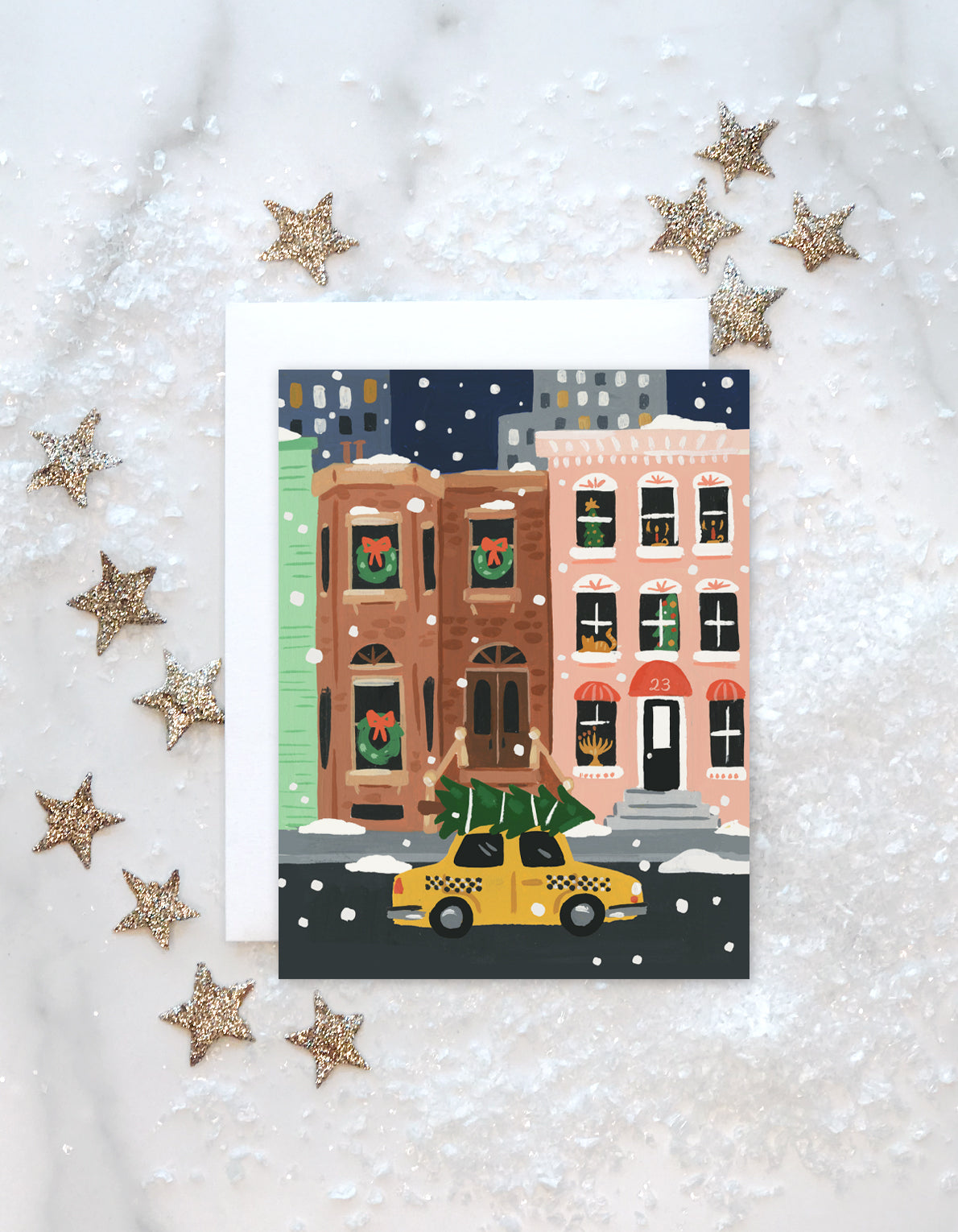 NYC Holiday Greeting Card Collection | Gift Boxed Set of 10