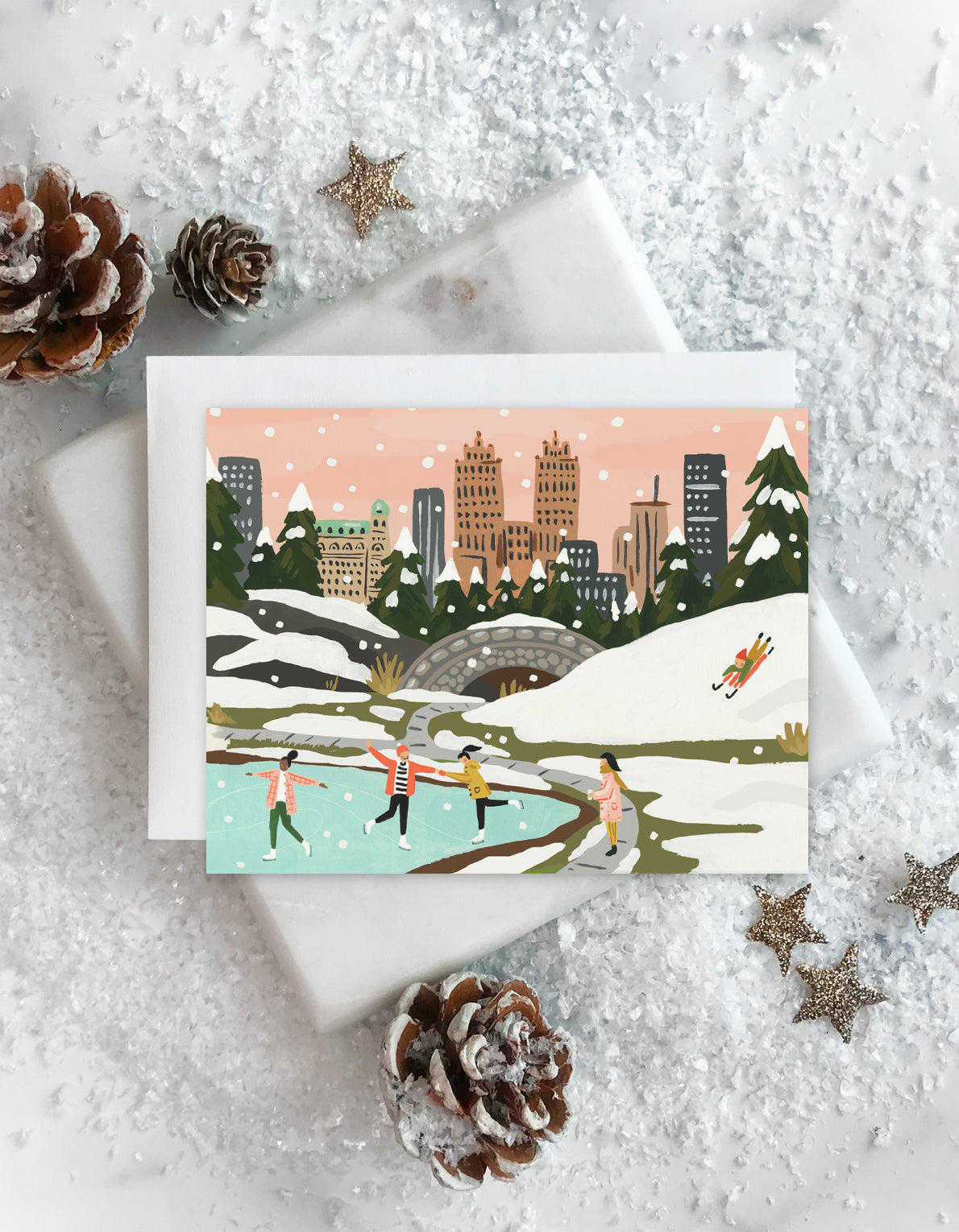 NYC Holiday Greeting Card Collection | Gift Boxed Set of 10
