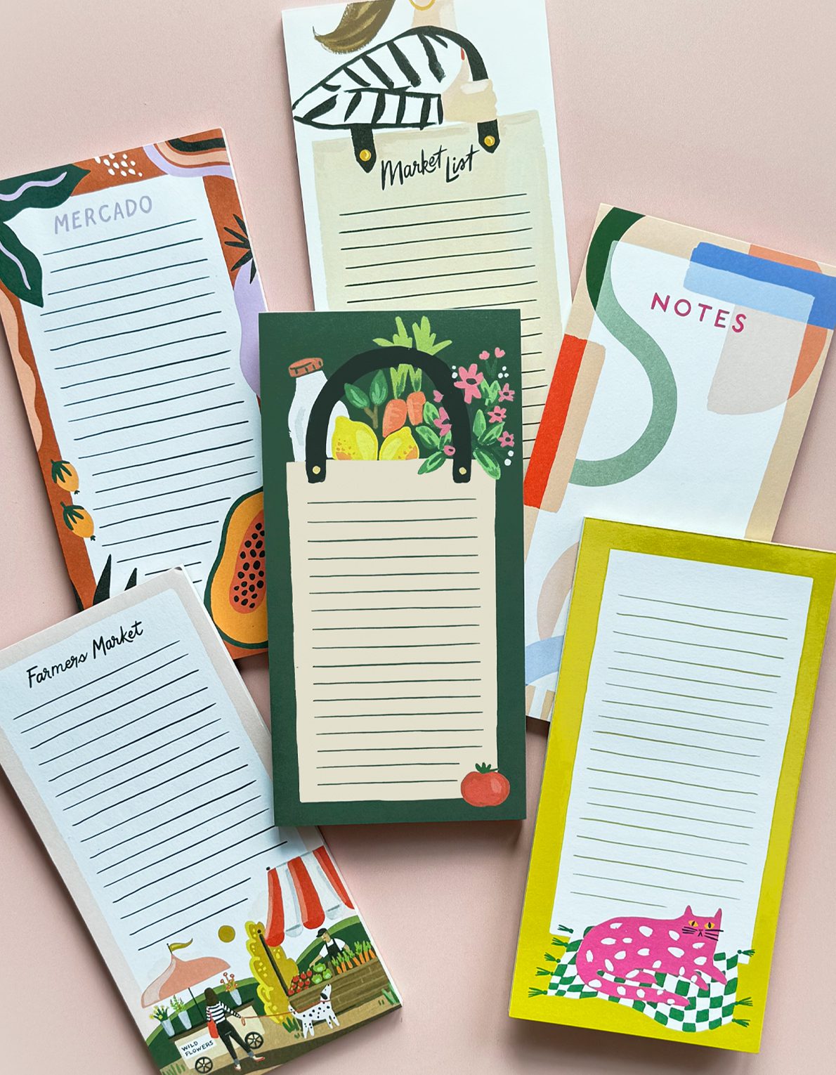 Magnetic Market List Pad | Grocery Bag