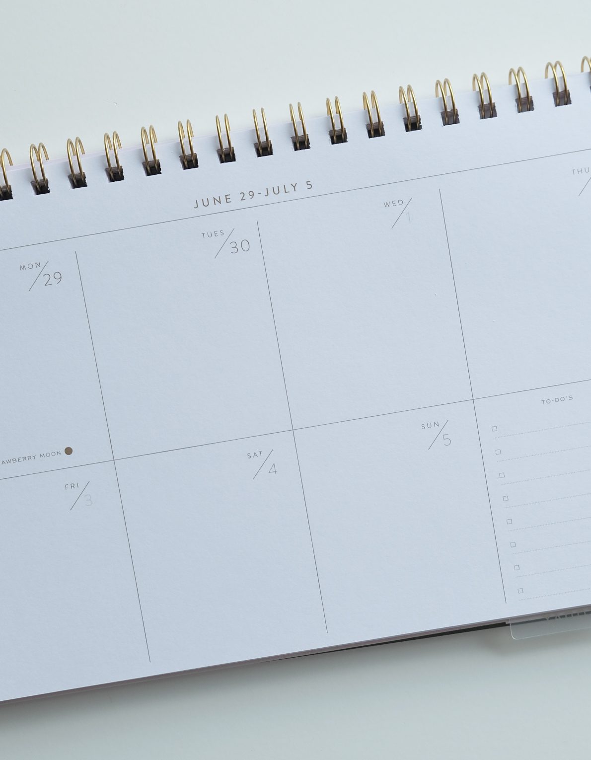 Block Print Stripes 2026 Desktop Planner