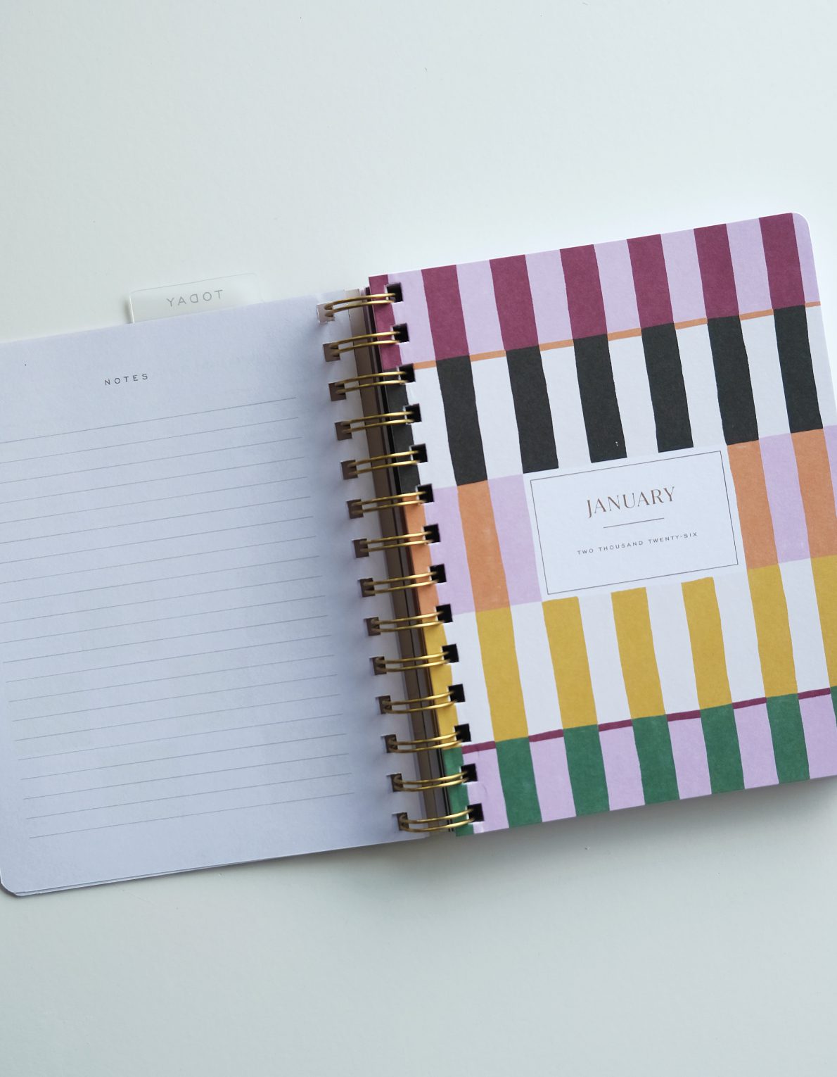 Painted Stripes 2026 Pocket Size Planner